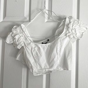 Zara ruffled top